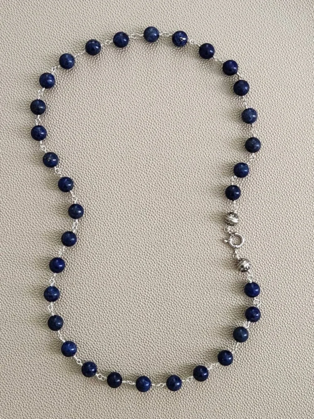 10MM LAPIS LAZULI NECKLACE-26